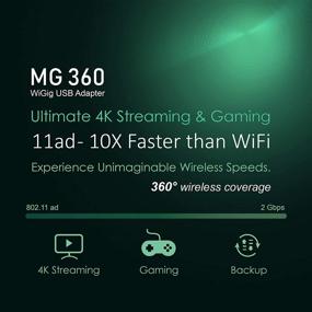 img 1 attached to 💻 Upgraded MILLITRONIC MG360 USB3.0 Wireless WiGig (IEEE802.11ad/60GHz) Network Adapter for Netgear R9000 / XR700 Router, TPLink AD7200 and Asus ROG WiGig Dock, Laptop WiGig Dongle, Windows 10 64-bit Compatible