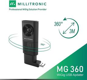 img 2 attached to 💻 Upgraded MILLITRONIC MG360 USB3.0 Wireless WiGig (IEEE802.11ad/60GHz) Network Adapter for Netgear R9000 / XR700 Router, TPLink AD7200 and Asus ROG WiGig Dock, Laptop WiGig Dongle, Windows 10 64-bit Compatible