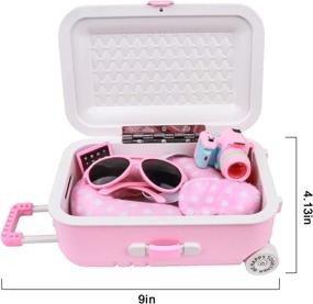 img 3 attached to 🌍 Inch Doll Travel Play Set" - Enhance Your inch Doll's Adventure with This Travel Play Set