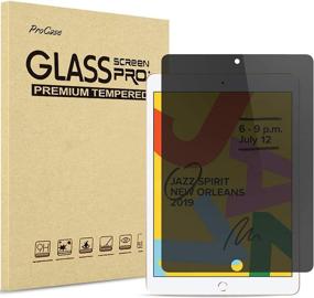 img 4 attached to ProCase iPad 10.2 2021 Privacy Screen Protector – Anti-Spy Tempered Glass Film Guard for 9th, 8th, and 7th Gen iPads – Anti-Scratch Protection for 10.2 Inch iPad
