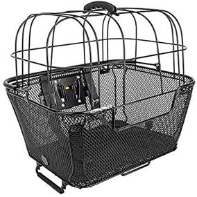 img 4 attached to SUNLITE RackTop/Handlebar Pet-Friendly QR Basket, 15.7 x 16.9 x 12, Black