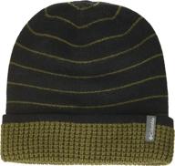 columbia city trek reversible beanie: stay warm in style! logo