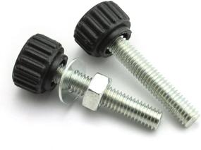 img 4 attached to 🔩 Enhanced Plastic Threaded Knurled Clamping by RuiLing