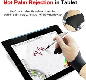 img 1 attached to 🖌️ Pewant Universal Ambidextrous Drawing Glove for Computer Graphics Tablets & More