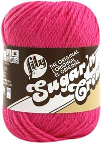 img 2 attached to 🧶 Assorted Lily Sugar'n Cream Yarn 100% Cotton Solids and Ombres (6-Pack) Medium #4 Worsted Bundle with 5 Lily Patterns