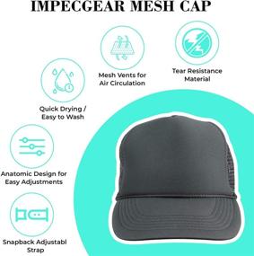 img 2 attached to 🧢 Популярные наборы аксессуаров для мальчиков ImpecGear Baseball Trucker Summer: необходимость для стиля и функциональности