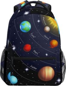 img 4 attached to JOYPRINT Backpack Universe Shoulder Daypack