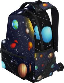 img 2 attached to JOYPRINT Backpack Universe Shoulder Daypack