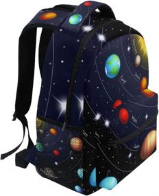 img 3 attached to JOYPRINT Backpack Universe Shoulder Daypack
