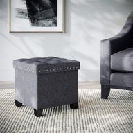 nathan james foldable storage ottoman furniture logo