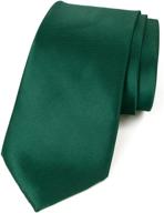 👔 stylish and durable spring notion microfiber regular emerald men's accessories: ties, cummerbunds & pocket squares logo