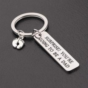 img 2 attached to New Dad Keychain - Pregnancy Announcement Gift for Husband, Father-to-Be - CHOORO Daddy Gift