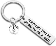 new dad keychain - pregnancy announcement gift for husband, father-to-be - chooro daddy gift logo