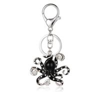 🐙 stylish liavys octopus charm keychain for men: a fashionable accessory for keys & keyrings логотип