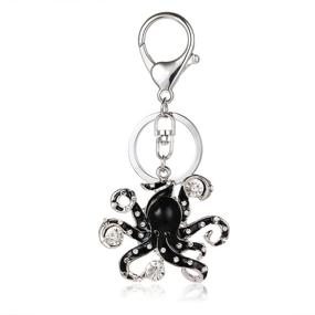 img 1 attached to 🐙 Stylish Liavys Octopus Charm Keychain for Men: A Fashionable Accessory for Keys & Keyrings