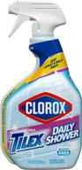 🚿 clorox plus tilex fresh daily shower cleaner: powerful 32 ounce spray bottle (package may vary) логотип