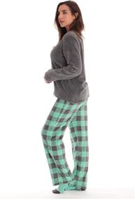 img 2 attached to 🧦 Women's Pajama Pant Set with Coordinating Plush Socks and Playful Sayings