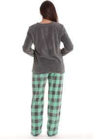 img 1 attached to 🧦 Women's Pajama Pant Set with Coordinating Plush Socks and Playful Sayings