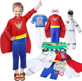 img 4 attached to 🚀 Superman Astronaut Footballer Costume by Jeowoqao