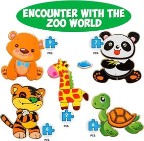 img 1 attached to 🐢 Engaging Tortoise Puzzles for Smart Kids and Toddlers