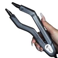 💇 hair extension fusion bonding tool: everlong hair patented professional grade ergonomic design - melting connector wand for keratin glue fusion, u-tip, keratip - 100% remy human hair extensions logo