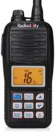 📻 optimized search: radioddity voyage rv6 ip67 waterproof handheld vhf marine radio with floating tri-watch, noaa weather alert, and emergency strobe led logo