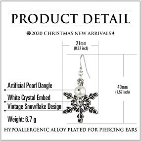 img 3 attached to RareLove Christmas Snowflake Artifical Piercing