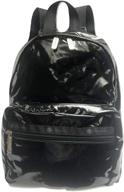 lesportsac patent cruising backpack rucksack logo