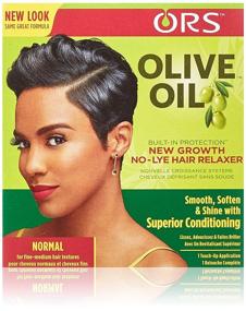 img 4 attached to ORS Olive Oil New Growth Relaxer 🌿 - Normal Hair Type, 1 Count, 1 Ea