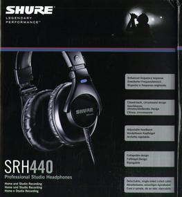 img 3 attached to Наушники Shure SRH440 для профессиональной студии.