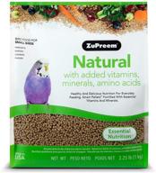 🐦 zupreem natural bird food for small birds - made in usa, 2.25 lb (pack of 1) - essential nutrition for parakeets, budgies, parrotlets logo
