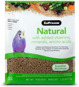 img 4 attached to 🐦 ZuPreem Natural Bird Food for Small Birds - Made in USA, 2.25 lb (Pack of 1) - Essential Nutrition for Parakeets, Budgies, Parrotlets