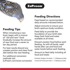 img 3 attached to 🐦 ZuPreem Natural Bird Food for Small Birds - Made in USA, 2.25 lb (Pack of 1) - Essential Nutrition for Parakeets, Budgies, Parrotlets