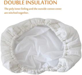 img 1 attached to Premium Double Insulation Medium Beige Indoor Air Conditioner Cover by Foozet