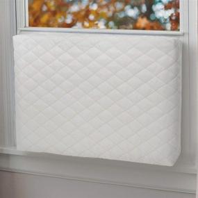 img 4 attached to Premium Double Insulation Medium Beige Indoor Air Conditioner Cover by Foozet