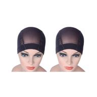 black making stretchable hairnets elastic logo