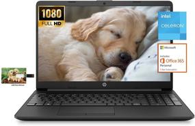 img 4 attached to 💻 HP 15.6'' FHD Micro-Edge Business Laptop: Celeron N4020, 8GB RAM, 128GB SSD, Wi-Fi, Webcam, HDMI, Fast Charge, SD Reader, Office 365, Windows 10 Home - Includes 32GB Tela USB Card