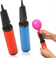 🎈 artcreativity balloon pump air inflator set (pack of 2) - portable manual pumps for wedding and birthday parties - heavy-duty plastic - 11.5 inch - assorted colors логотип