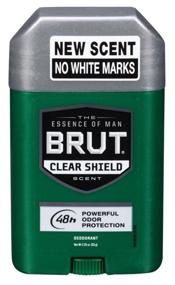 img 1 attached to 🔳 3-Pack of Oval Solid Clear Shield Brut Deodorant, 2.25oz – Enhanced for SEO