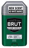 🔳 3-pack of oval solid clear shield brut deodorant, 2.25oz – enhanced for seo logo