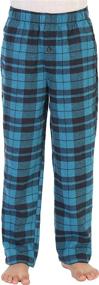 img 4 attached to Gioberti Flannel Pajama Elastic Stripe Boys' Clothing ~ Sleepwear & Robes