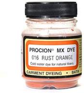 🧡 procion mx dye rust orange by deco art jacquard - 2/3 ounce logo
