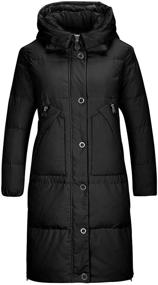 img 4 attached to 🧥 Stay Cozy in Style with INCHOICE Women's Long Down Winter Jackets