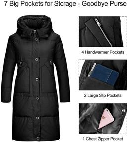 img 1 attached to 🧥 Stay Cozy in Style with INCHOICE Women's Long Down Winter Jackets