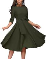 👗 платья elegance hepburn: плиссированные карманы женская одежда для элегантных и вечных платьев. логотип