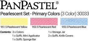 img 2 attached to 🎨 Изысканное сочетание цветов с набором PanPastel Pearlescent Primary Set от Colorfin PPPRLSET 30033