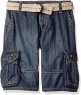 👖 boys' wrangler authentics cargo shorts - trendy fashion for kids logo