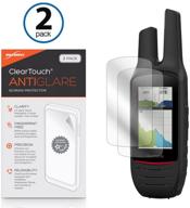 📱 boxwave cleartouch anti-glare screen protector for garmin rino 750-755t [2-pack]: anti-fingerprint matte film skin логотип