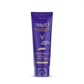 img 1 attached to 🔮 Professional Trivitt by Itallian Hairtech - 3 Piece Violet Toning Kit for Blonde Hair with Advanced Hydration and Repair - Shampoo 280ml, Conditioner Cream 250ml, Intensive Moisturizing Cream 250ml