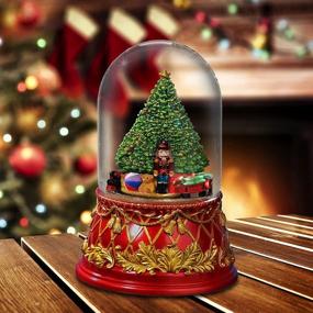 img 2 attached to 🎄 The Nutcracker Tree 120mm Domed Water Globe by THE SAN FRANCISCO MUSIC BOX COMPANY
